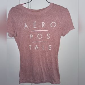 Aeropostal T Shirt pink size small